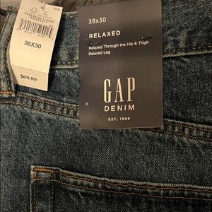 NWT! GAP Jeans 38 by 30